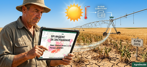 Защо SPI индексът за засушаване е ключов за решенията на полето през лятото